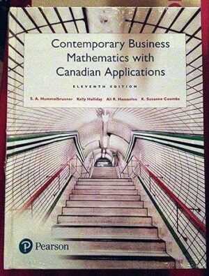 Solution Manual for Contemporary Business Mathematics with Canadian Applications