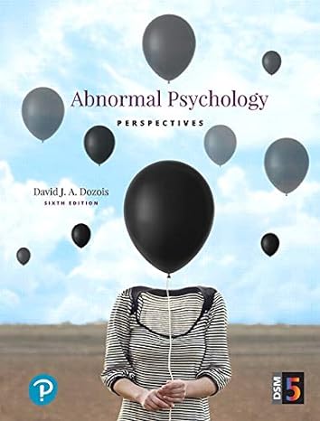 Test Bank for Abnormal Psychology: Perspectives