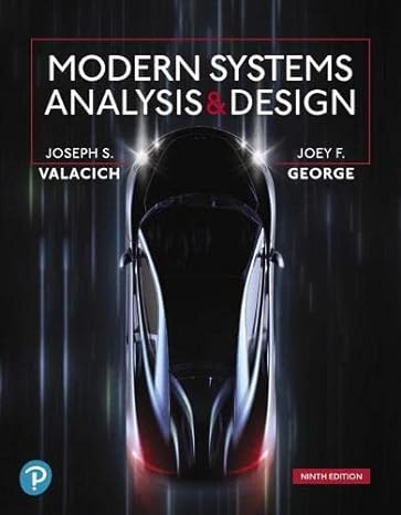 Solution Manual for Modern Systems Analysis and Design