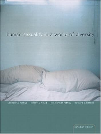 Test Bank for Human Sexuality in a World of Diversity