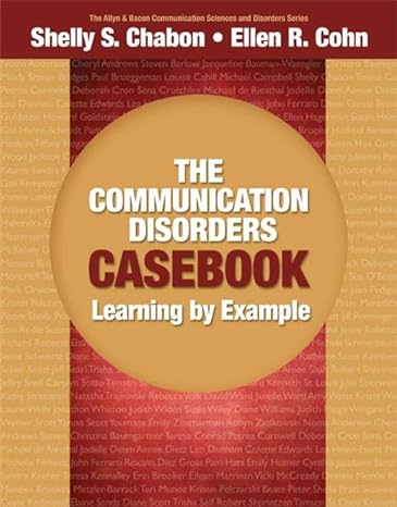 Solution Manual for Communication Disorders Casebook