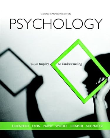 Test Bank for Psychology: From Inquiry to Understanding