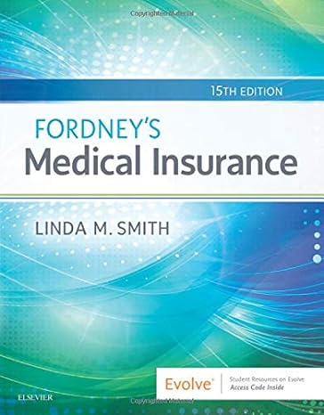 Solution Manual for Fordney's Medical Insurance