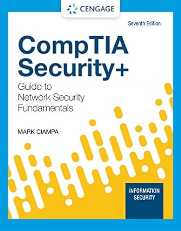 Test Bank for CompTIA Security+ Guide to Network Security Fundamentals