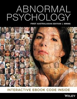 Test Bank for Abnormal psychology