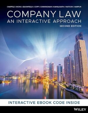 Solution Manual for Company Law: An Interactive Approach