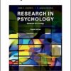 Test Bank for Research in Psychology: Methods and Design