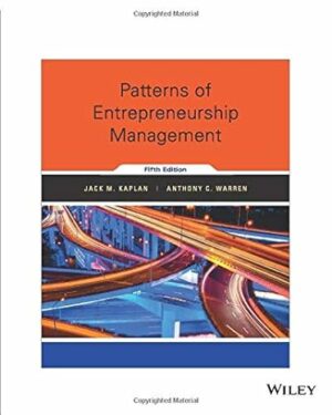 Test Bank for Patterns of Entrepreneurship Management