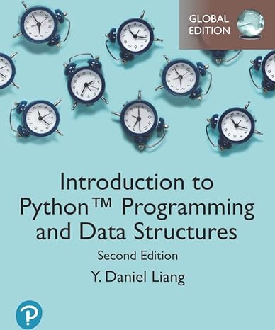 Solution Manual for Introduction to Python Programming and Data Structures