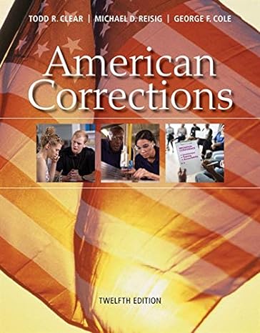 Test Bank for American Corrections