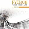 Solution Manual for Fundamentals of Python: First Programs