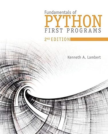 Solution Manual for Fundamentals of Python: First Programs