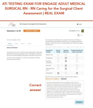 ATI RN Practice Exam with Answers (30 Solved Questions)