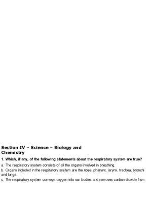 HESI Science A2 Exam Testbank With Answers (50 Solved Questions)