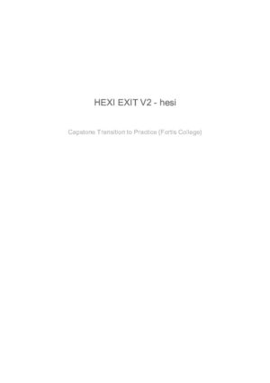 HESI Fortis College Child Care Exit Exam Version 2 With Answers (161 Solved Questions)