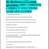 NC Medicare/LTC Practice Exam with Answers (100 Solved Questions)