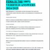 2024-2024 FEMA IS 700 Practice Exam with Answers (60 Solved Questions)