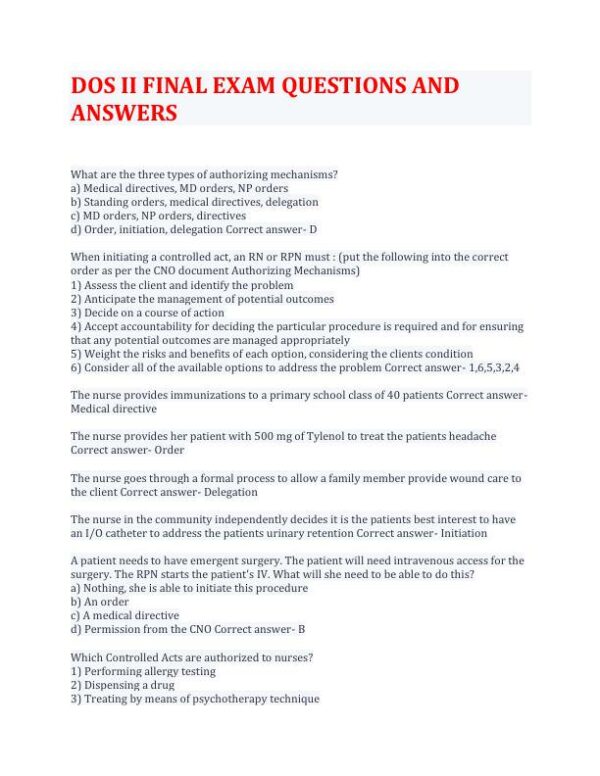 DOS Final Exam With Answers (142 Solved Questions)