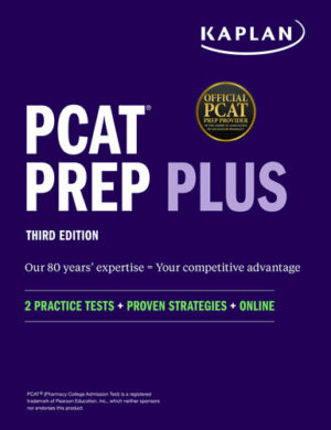 PCAT Prep Plus: 2 Practice Tests + Proven Strategies (2022)